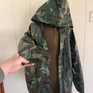 Camouflage Hooded Jacket